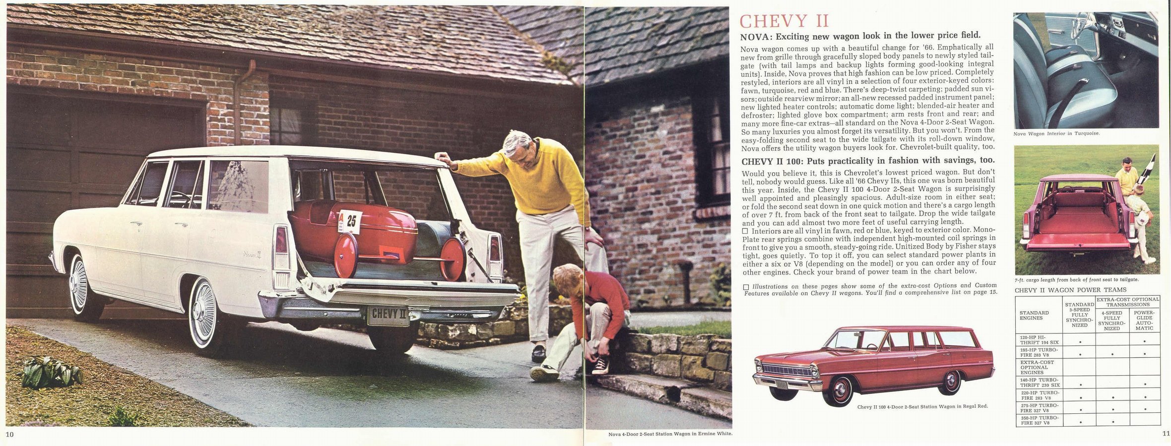 1966 Chevrolet Wagons Brochure Page 4
